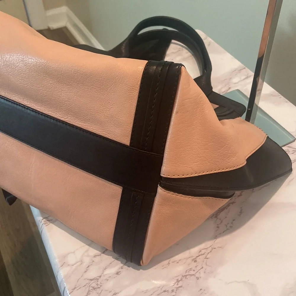 🇫🇷CHLOE ALLISON BAG Pink & Black Leather✨ - Picture 12 of 15
